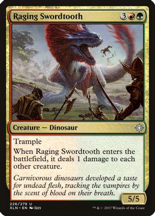 Raging Swordtooth #226 Magic Ixalan