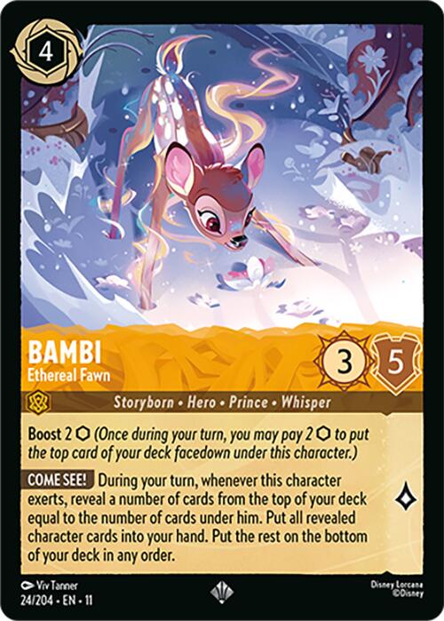 Bambi - Ethereal Fawn #24 Prices | Lorcana Winterspell | Lorcana Cards Bambi - Ethereal Fawn #24 Prices | Lorcana Winterspell | Lorcana Cards