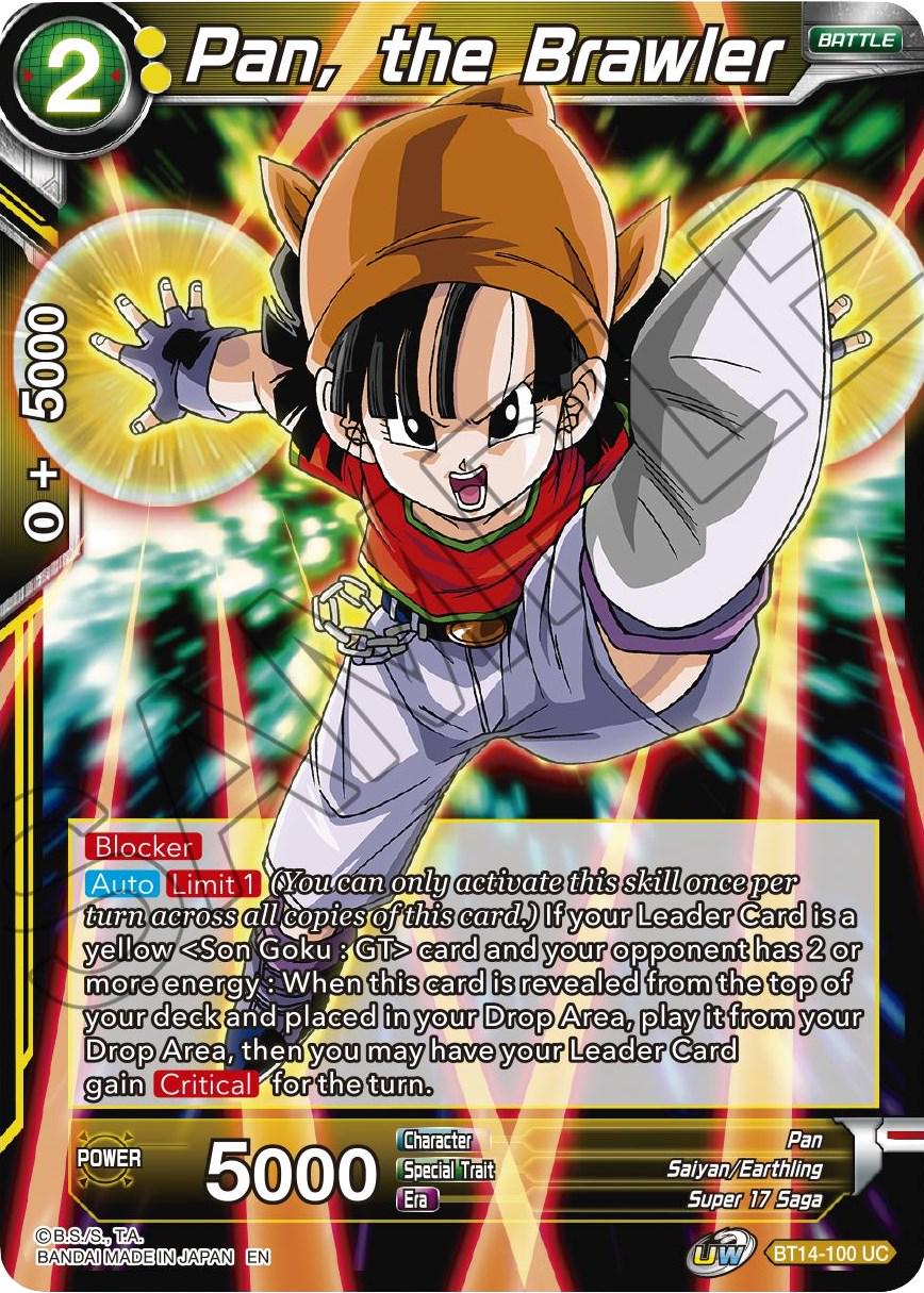 Pan, the Brawler BT14-100 Dragon Ball Super Cross Spirits