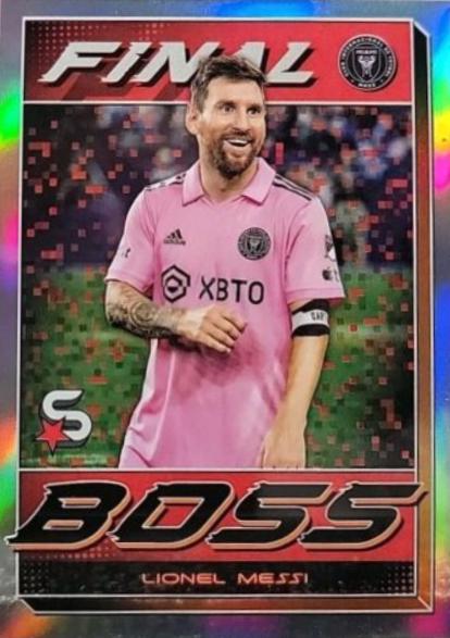 Lionel Messi #FB-10 Soccer Cards 2024 Topps Superstars MLS Final Boss