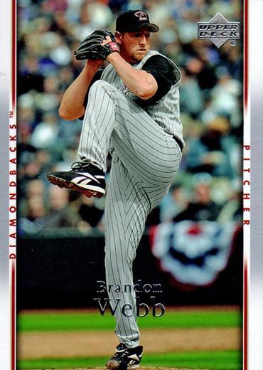 Brandon Webb #255 2007 Upper Deck Baseball