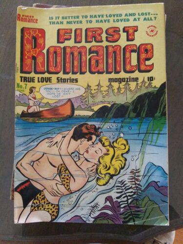First Romance Magazine #7 (1951) Comic Books First Romance Magazine