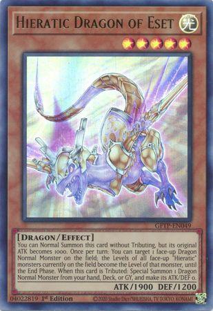 Hieratic Dragon of Eset GFTP-EN049 YuGiOh Ghosts From the Past