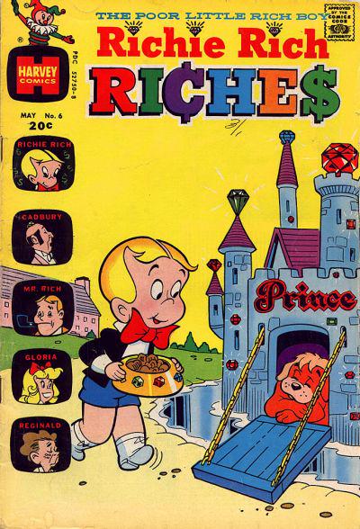 Richie Rich Riches #6 (1973) Comic Books Richie Rich Riches