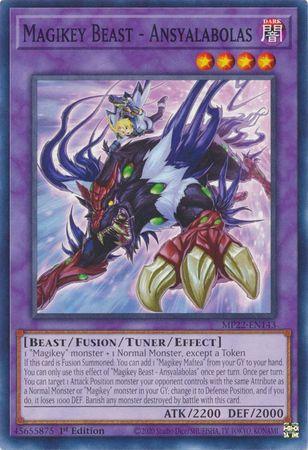 Magikey Beast - Ansyalabolas MP22-EN143 Cover Art