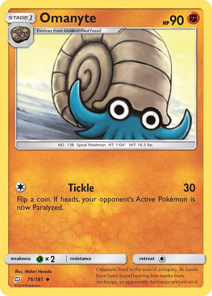 Omanyte #75 Pokemon Team Up