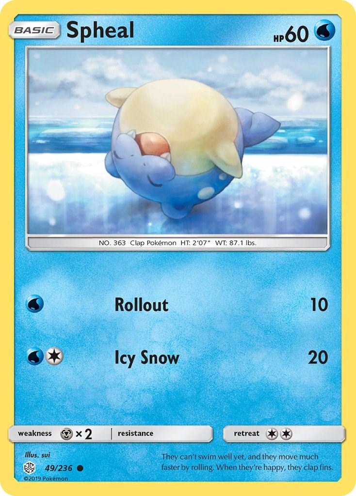 Spheal #49 Pokemon Cosmic Eclipse