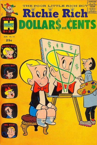 Richie Rich Dollars and Cents #14 (1966) Comic Books Richie Rich Dollars and Cents