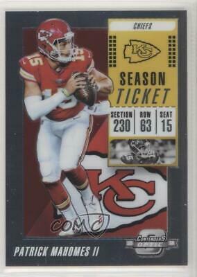 Patrick Mahomes II #48 Football Cards 2018 Panini Contenders Optic