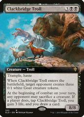 Clackbridge Troll [Extended Art] Magic Throne of Eldraine Prices