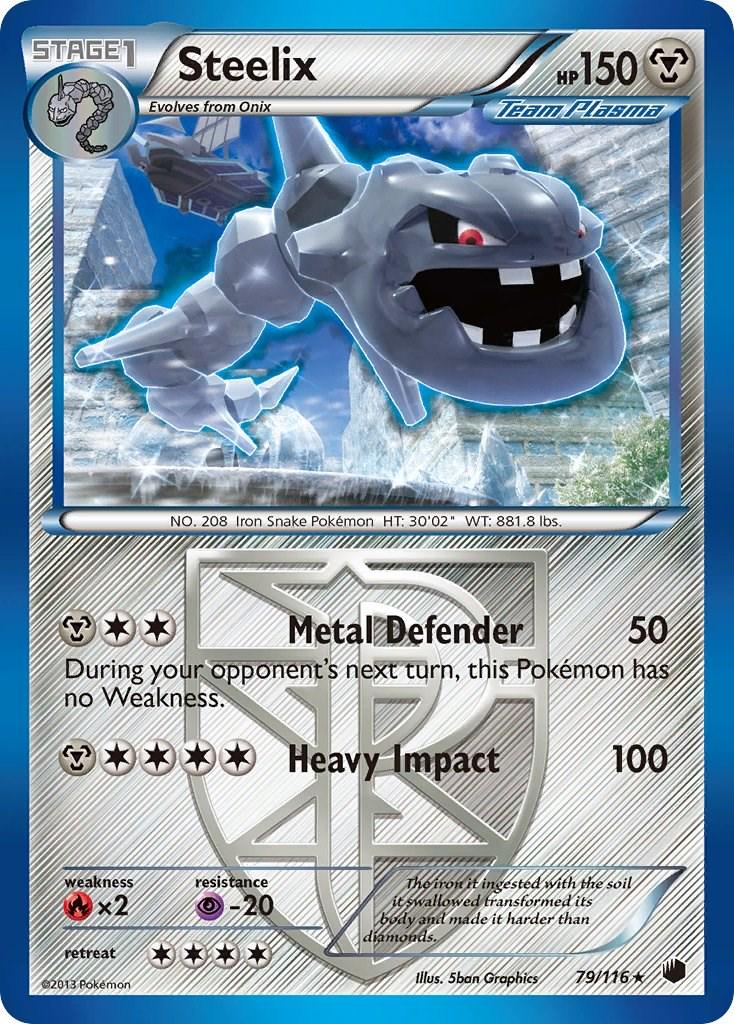 Steelix #79 Pokemon Plasma Freeze