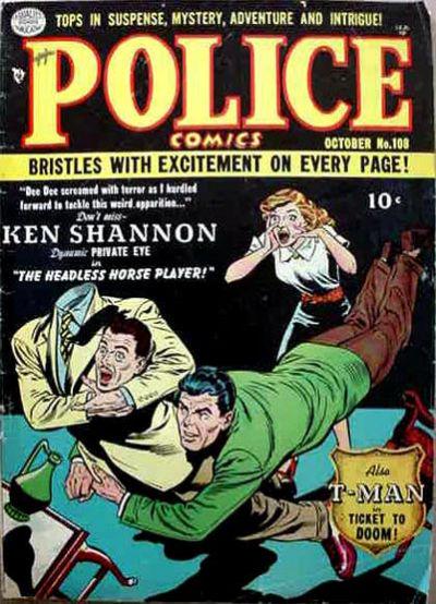 Police Comics #108 (1951) Comic Books Police Comics