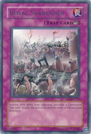 Royal Surrender DR3-EN239 YuGiOh Dark Revelation Volume 3