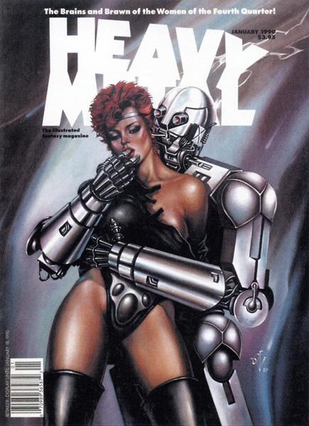 Heavy Metal #124 (1990) Comic Books Heavy Metal