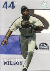 Preston Wilson #26 Baseball Cards 2003 Fleer E-X Prices