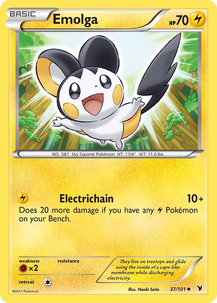 Emolga #37 Pokemon Noble Victories