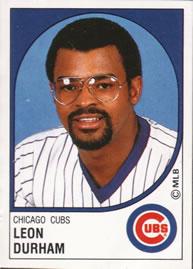 Leon Durham #259 Baseball Cards 1988 Panini Stickers
