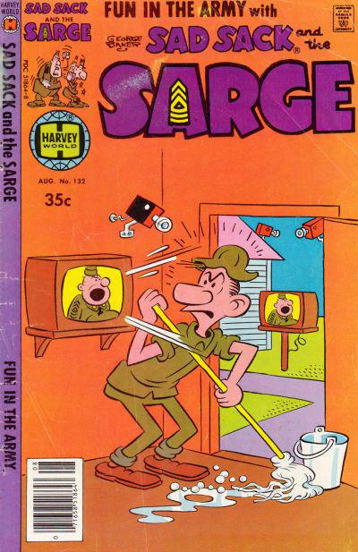 Sad Sack and the Sarge #132 (1978) Comic Books Sad Sack and the Sarge