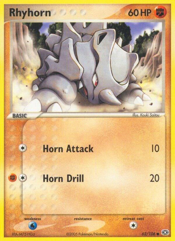 Rhyhorn #62 Pokemon Emerald