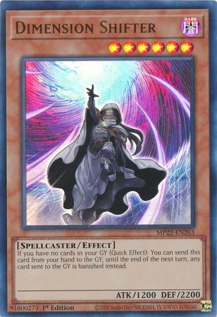 Dimension Shifter MP22-EN263 YuGiOh 2022 Tin of the Pharaoh's Gods Mega Pack