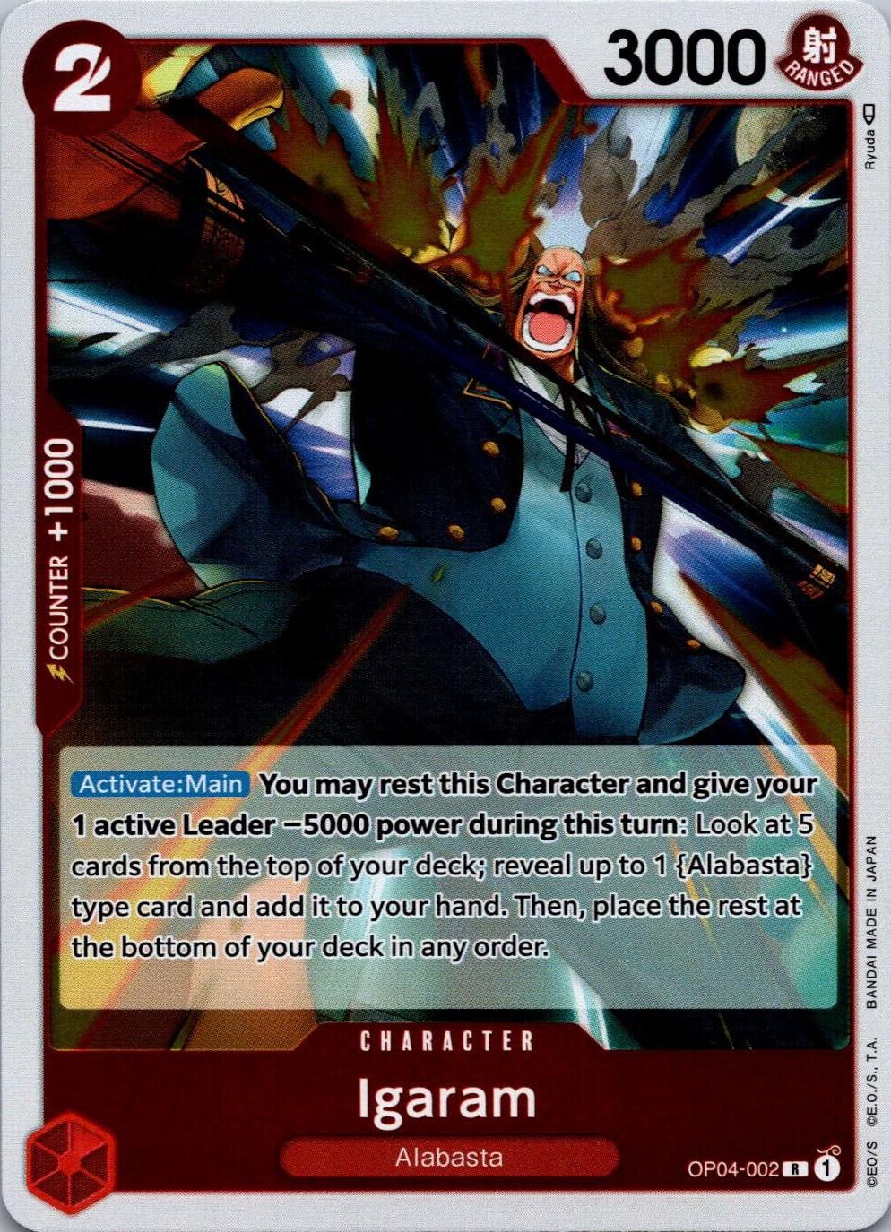 Igaram OP04-002 One Piece Kingdoms of Intrigue