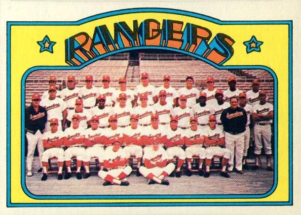 Rangers Team #668 Baseball Cards 1972 Topps