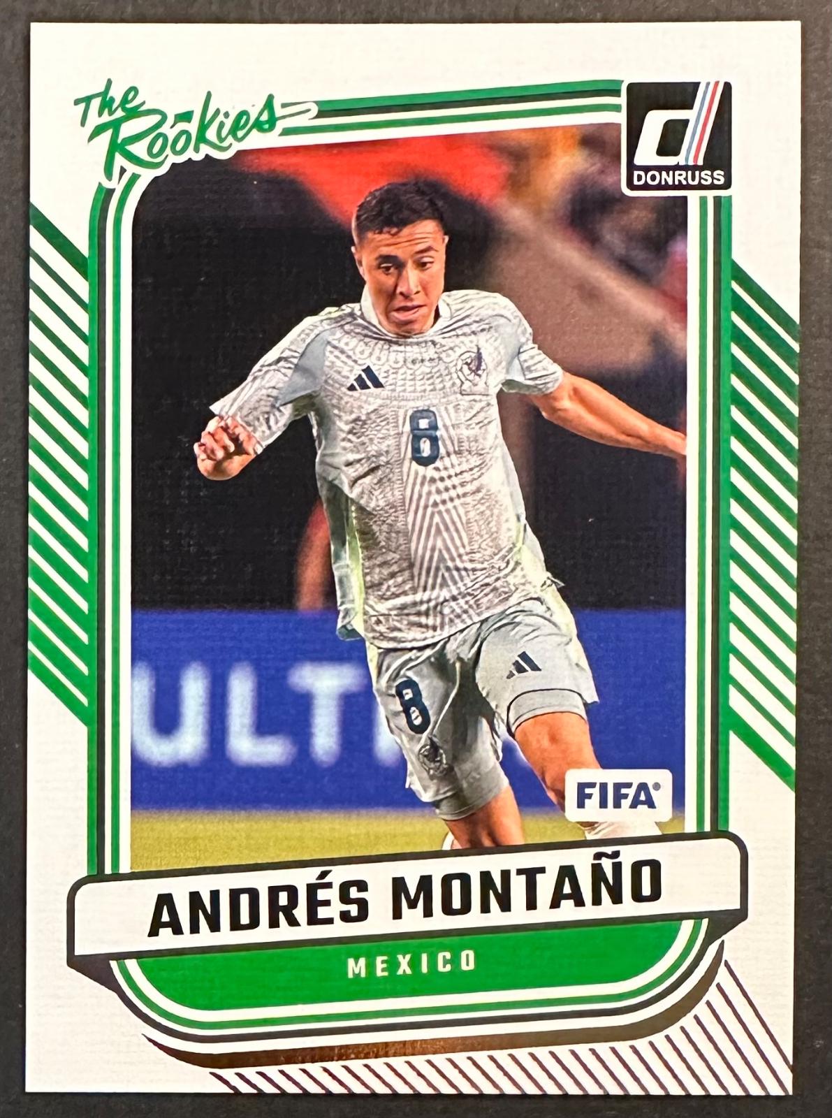 Andres Montano #15 Soccer Cards 2024 Panini Donruss The Rookies