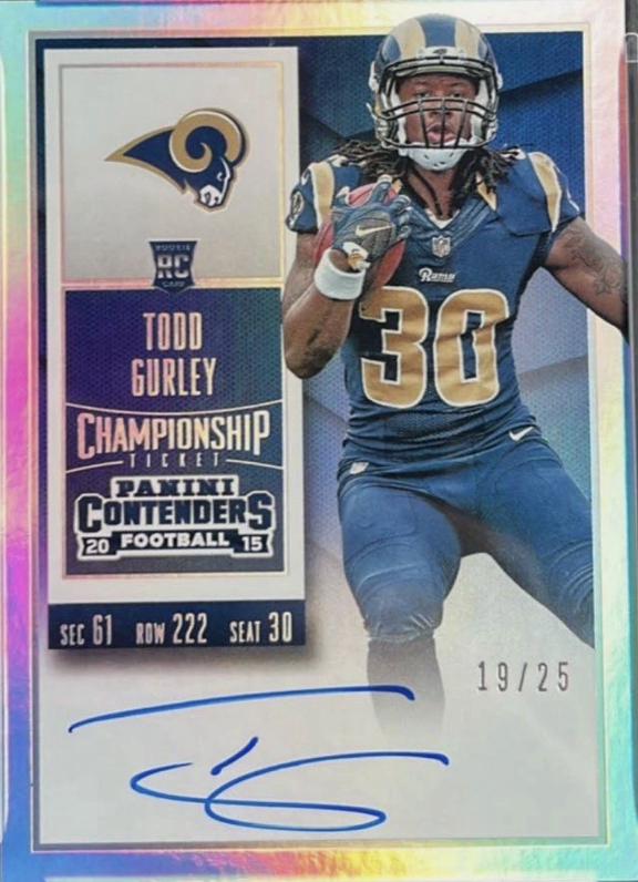 Todd Gurley [College Autograph Championship Ticket] #238