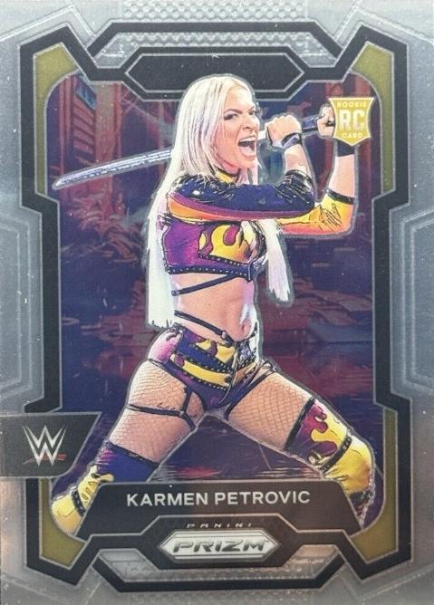 Karmen Petrovic #107 Wrestling Cards 2024 Panini Prizm WWE