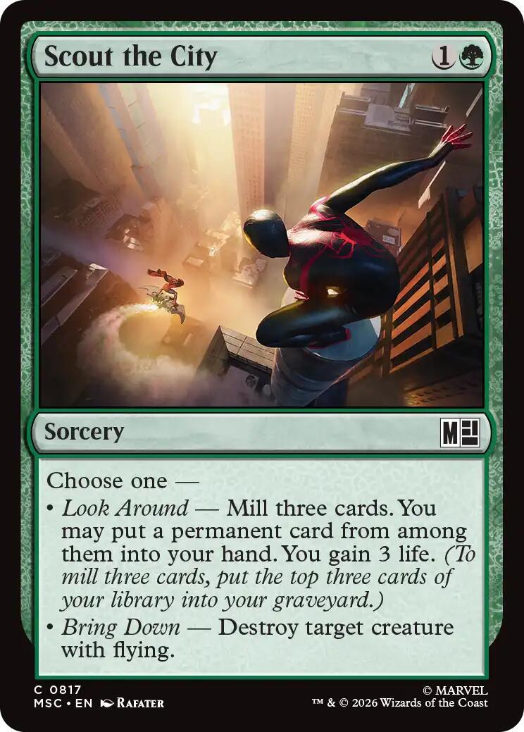 Scout the City (Magic Marvel Super Heroes Commander)