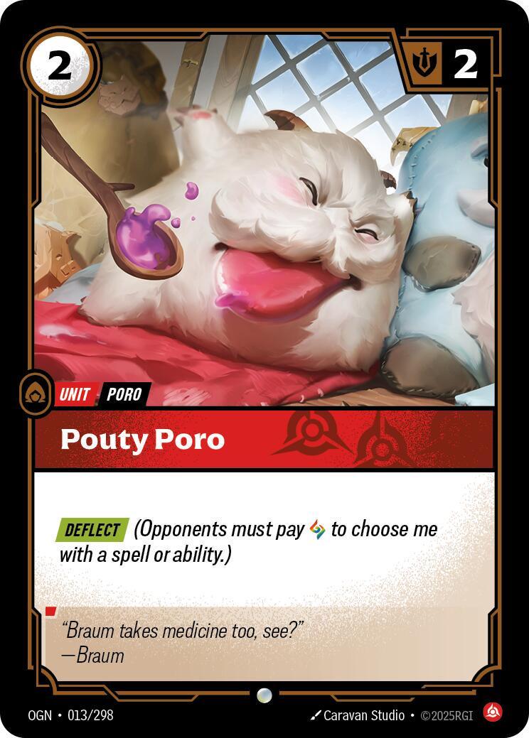 Pouty Poro front