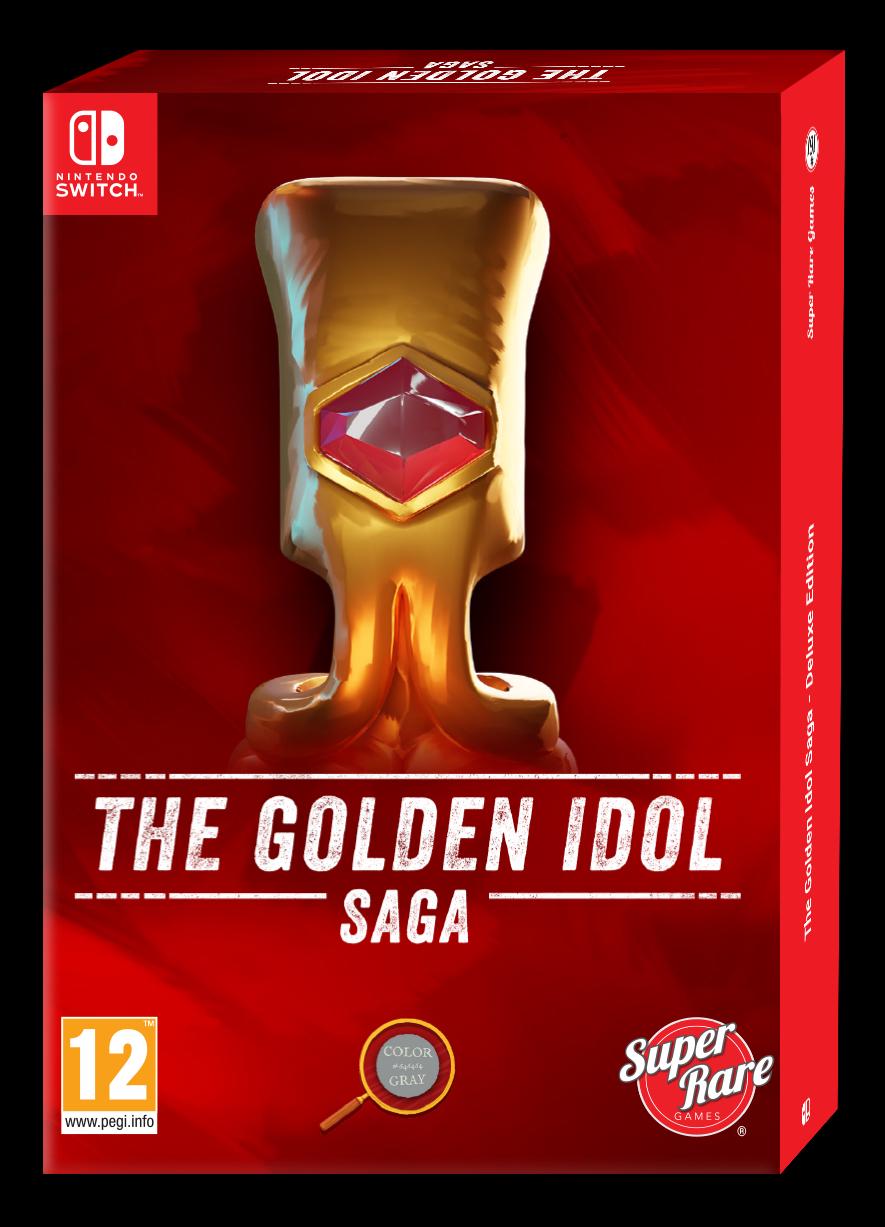 Carátula de The Golden Idol Saga Deluxe Edition para Switch (edición PAL España)