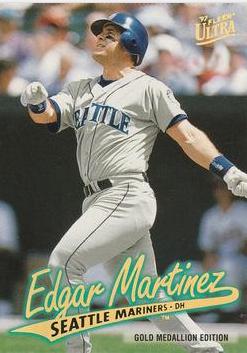 Edgar Martinez #G125 Baseball Cards 1997 Ultra Gold Medallion