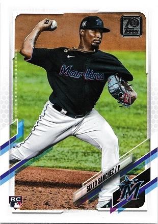 Sixto Sanchez #25 Baseball Cards 2021 Topps
