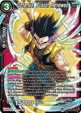 Gotenks, Fusion Renewed BT13-134 Dragon Ball Super Supreme Rivalry