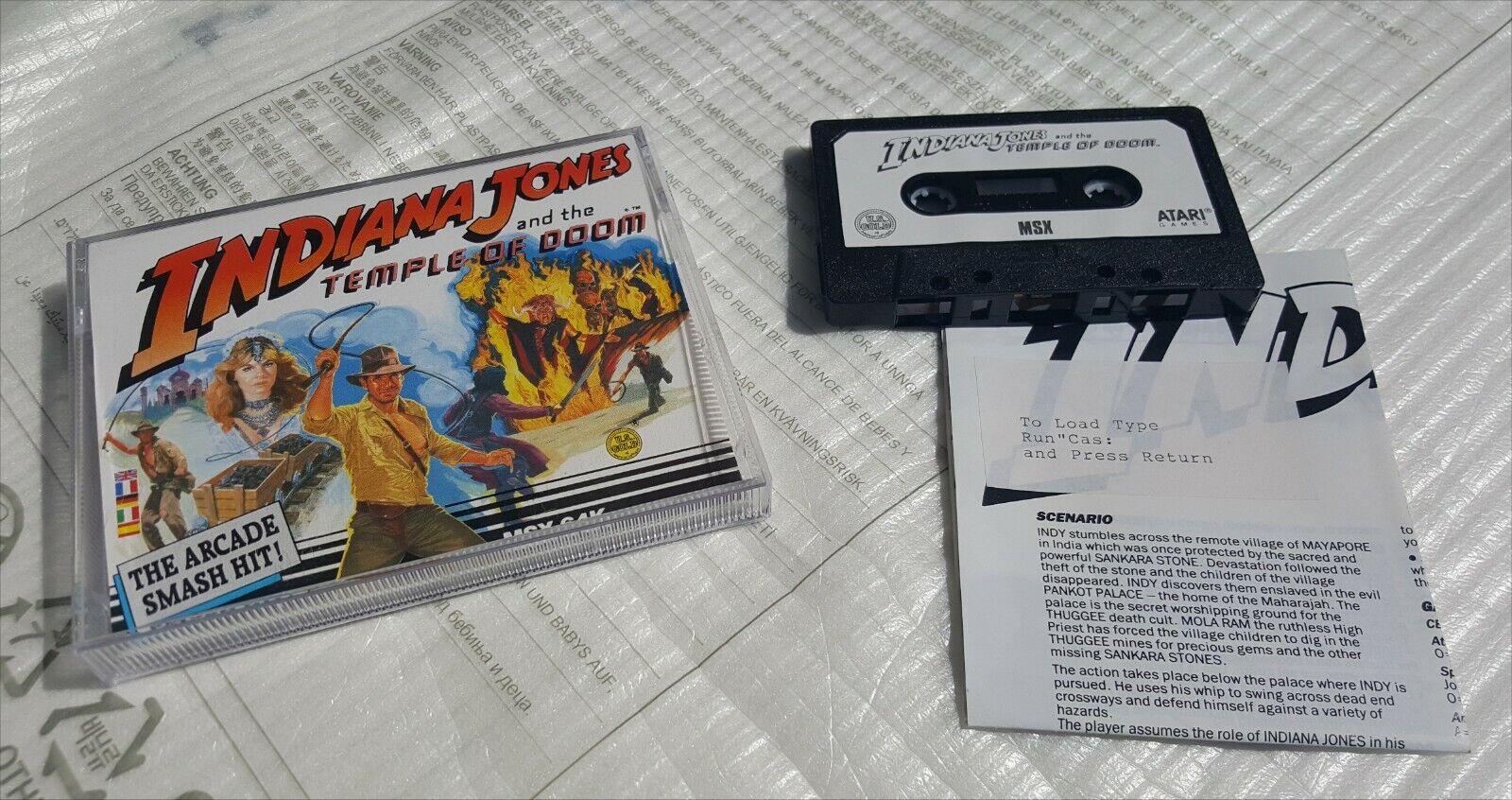 Indiana Jones And The Temple Of Doom PAL MSX