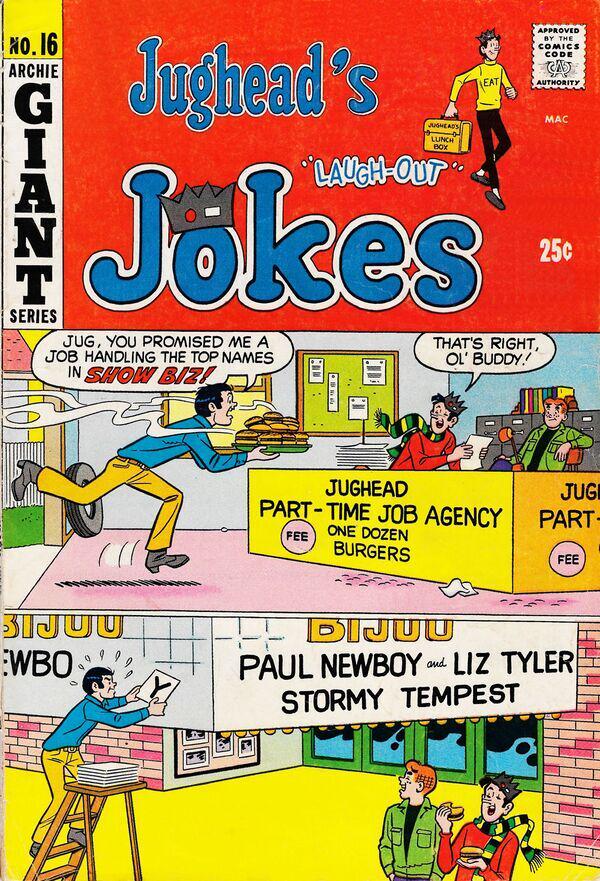 Jughead's Jokes #16 (1970) Comic Books Jughead's Jokes
