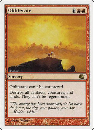 Obliterate Magic 8th Edition