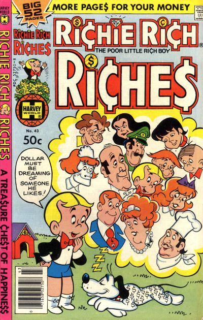 Richie Rich Riches #43 (1979) Comic Books Richie Rich Riches