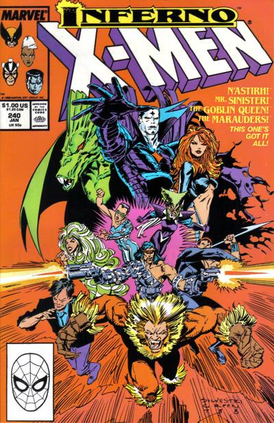 Uncanny X-Men #240 (1989) Comic Books Uncanny X-Men