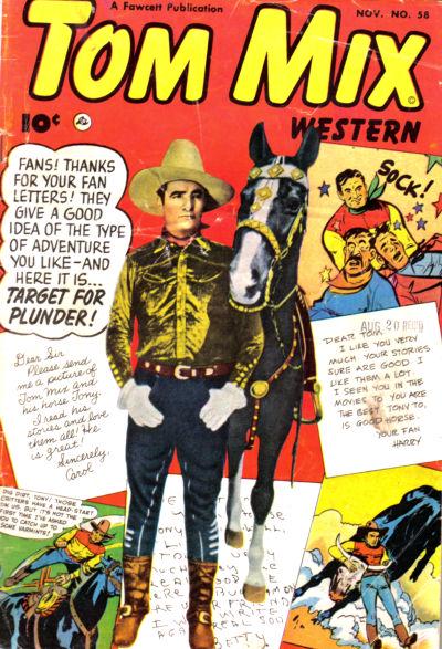 Tom Mix Western #58 (1952) Comic Books Tom Mix Western