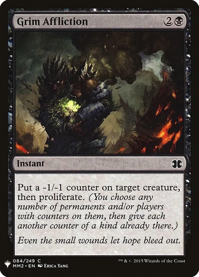 Grim Affliction (Magic The List Reprints)
