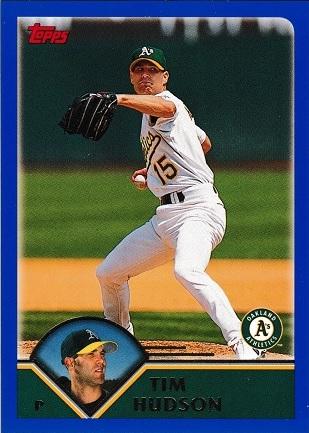 Tim Hudson #558 Baseball Cards 2003 Topps