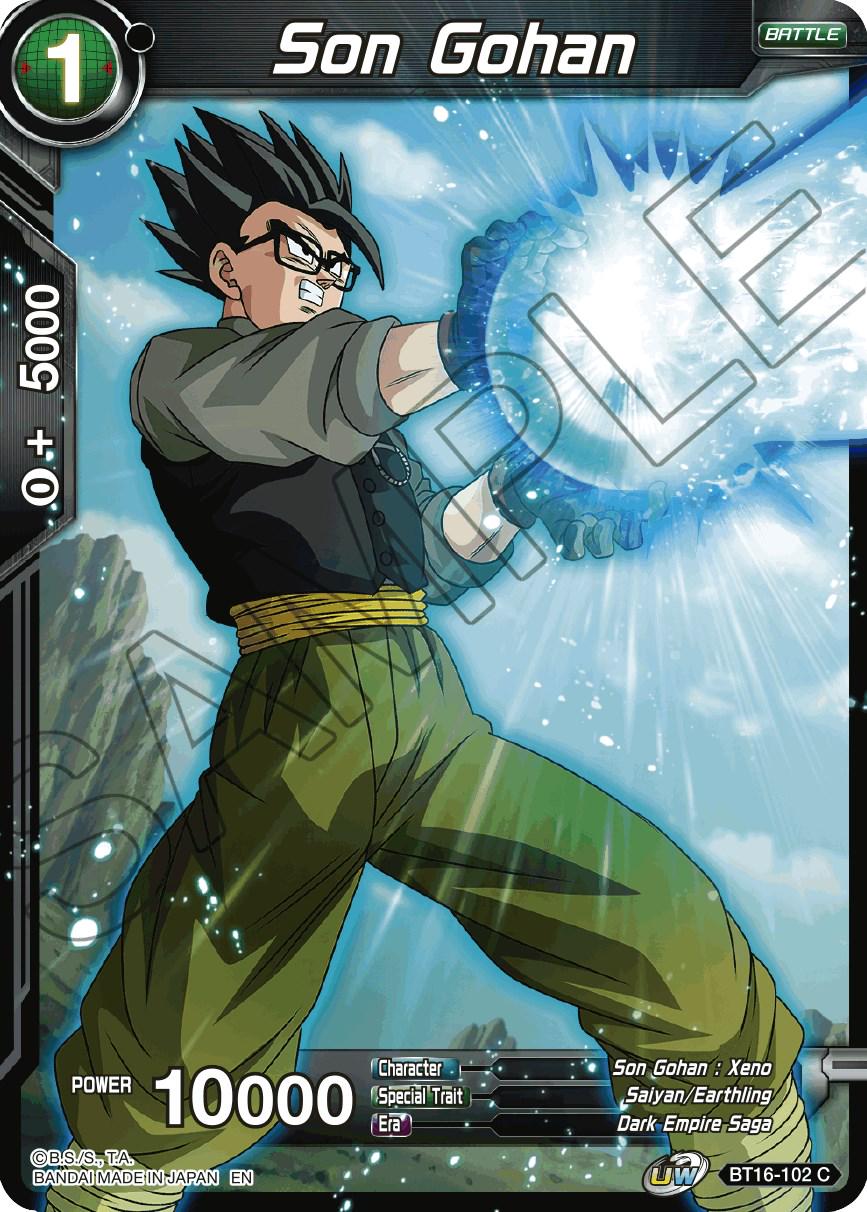 Son Gohan BT16-102 Dragon Ball Super Realm of the Gods