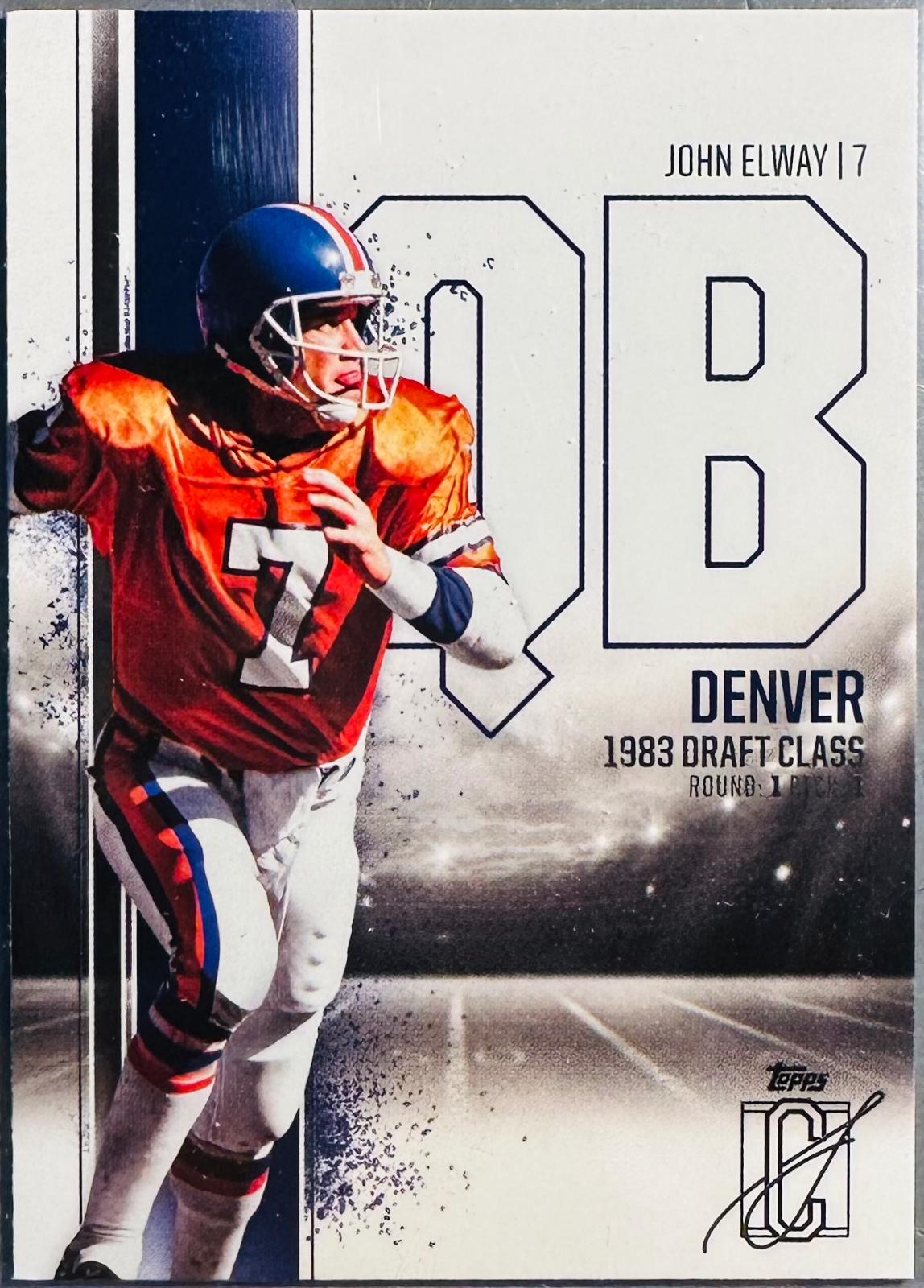 John Elway #13 Football Cards 2024 Topps Signature Class