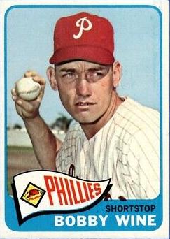 Bobby Wine #36 Baseball Cards 1965 Topps