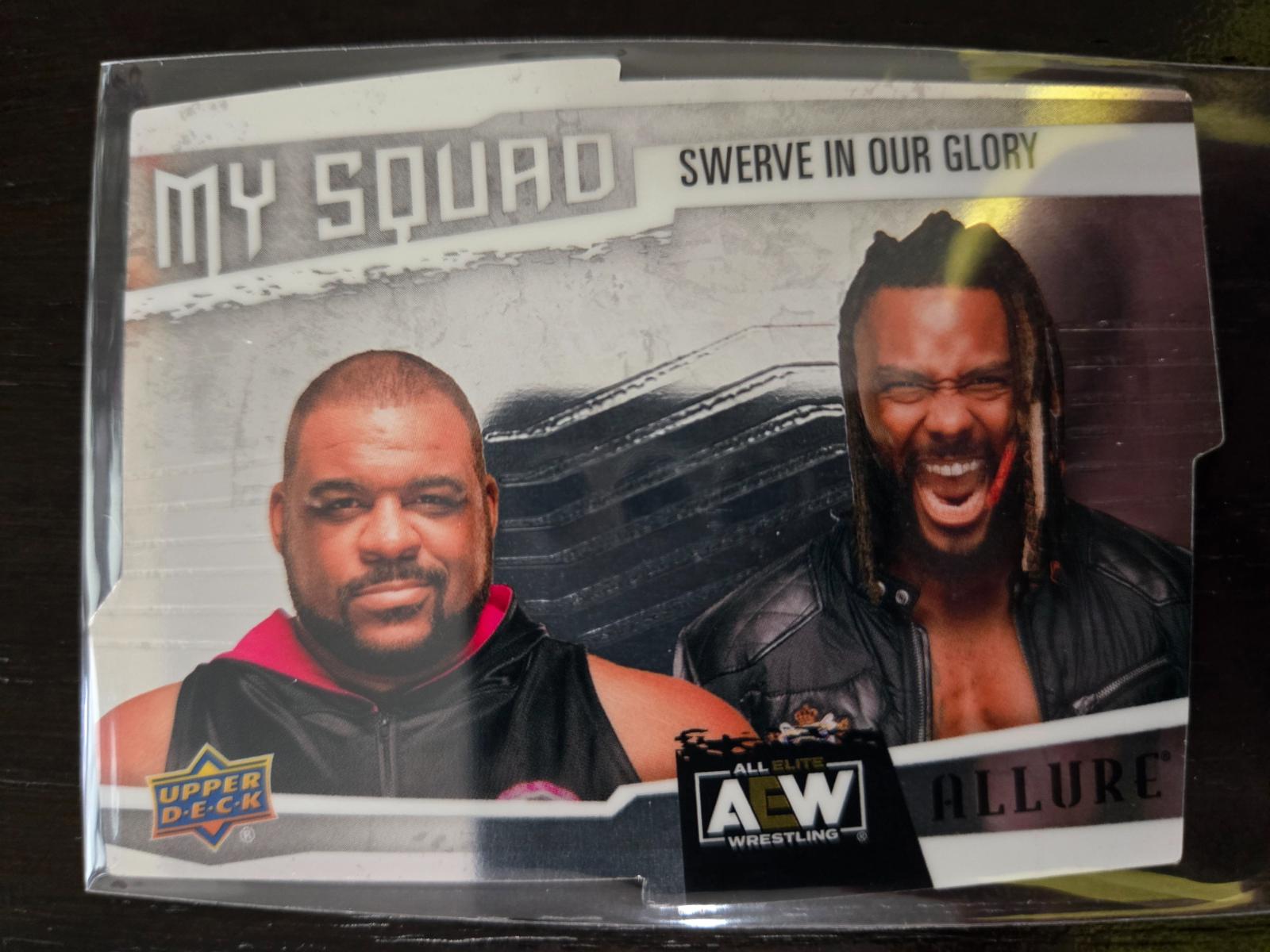 Keith Lee, Swerve Strickland #MC-6 Wrestling Cards 2022 Upper Deck Allure AEW My Squad