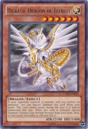Hieratic Dragon of Tefnuit GAOV-EN022 YuGiOh Galactic Overlord