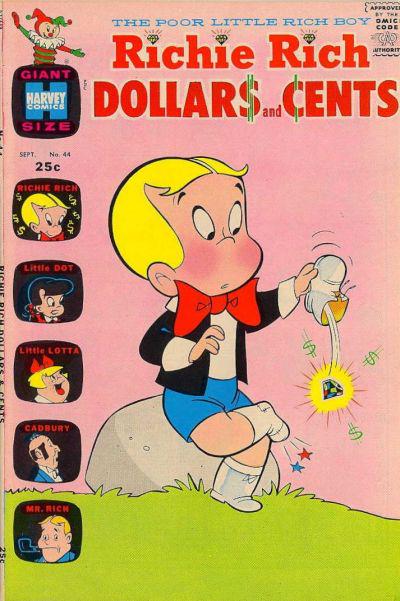 Richie Rich Dollars and Cents #44 (1971) Comic Books Richie Rich Dollars and Cents