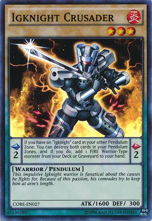 Igknight Crusader CORE-EN027 YuGiOh Clash of Rebellions